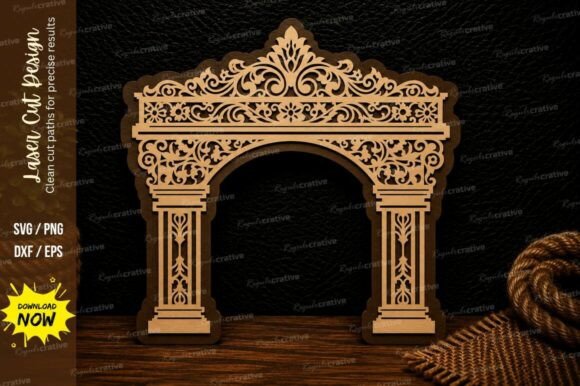 Download Ornamental Arch Mandala Decorative Wall - Premium Bundle
