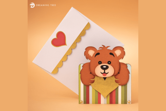 Download Teddy Gift Card Holder SVG - Gift card holder Collection