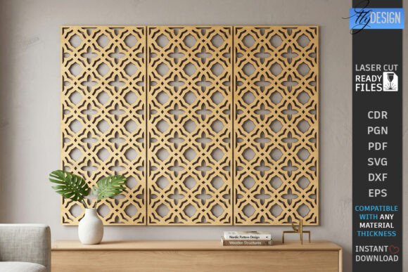 Download Decorative Wall Art Panels Laser Cut - Premium Bundle