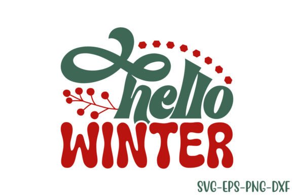 Download Retro Hello Winter Svg - Winter svg Collection