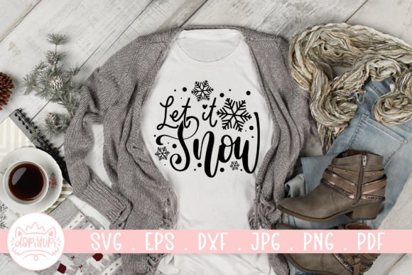 Download Let It Snow SVG Cut File | Winter SVG - Winter svg Collection