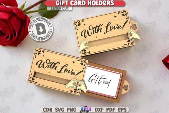 Download Valentine Gift Card Holder with Slider - Gift card holder Collection
