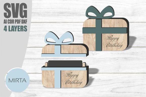 Download Gift Card Holder Svg, Laser Cut File - Gift card holder Collection