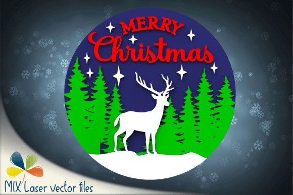 Download Reindeer Forest Sign Laser SVG File - Laser svg file Collection