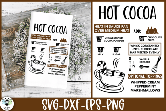 Download Hot Cocoa Recipe SVG | Winter SVG - Winter svg Collection