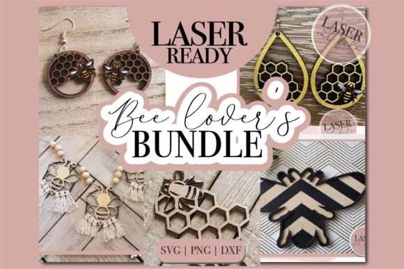 Download Honey Bee Laser SVG File Bundle - Laser svg file Collection