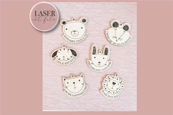 Download Animal Valentines Laser SVG File - Laser svg file Collection