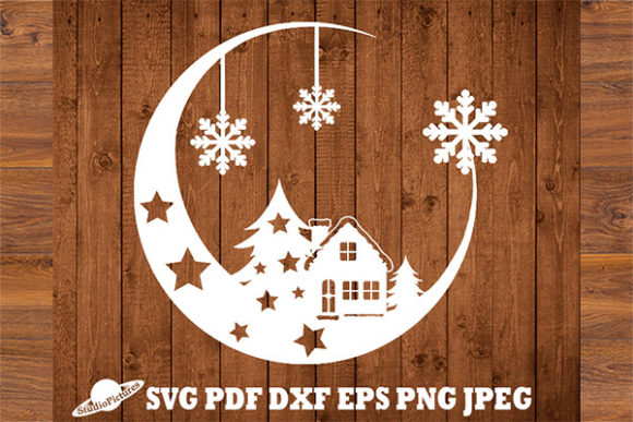 Download Christmas Moon Svg, Winter Svg - Winter svg Collection